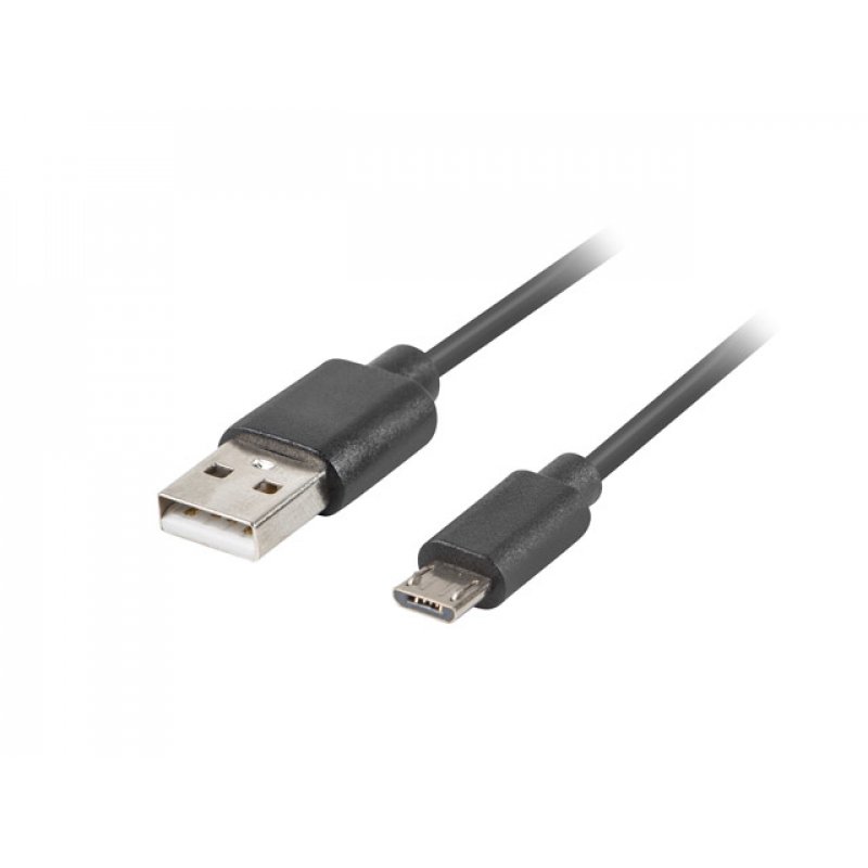 Lanberg CA-USBM-20CU-0018-BK USB cable 1.8 m USB 2.0 Micro-USB A USB C Black