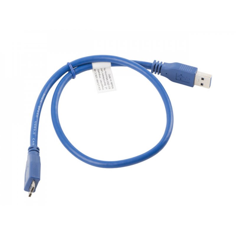 CABLE USB LANBERG 3.0 MACHO/MICRO USB MACHO 0.5M AZUL