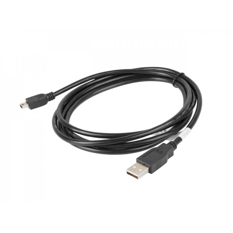 Lanberg CA-USBK-10CC-0018-BK câble USB 1,8 m USB 2.0 Mini-USB A USB A Noir