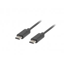 Lanberg CA-CMCM-10CU-0010-BK câble USB 1 m USB 2.0 USB C Noir