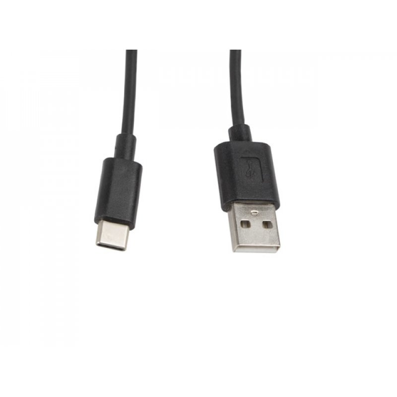 Lanberg CA-USBO-10CC-0010-BK câble USB 1 m USB 2.0 USB A USB C Noir