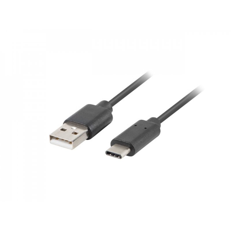 Lanberg CA-USBO-20CU-0010-BK USB cable 1 m USB 2.0 USB A USB C Black