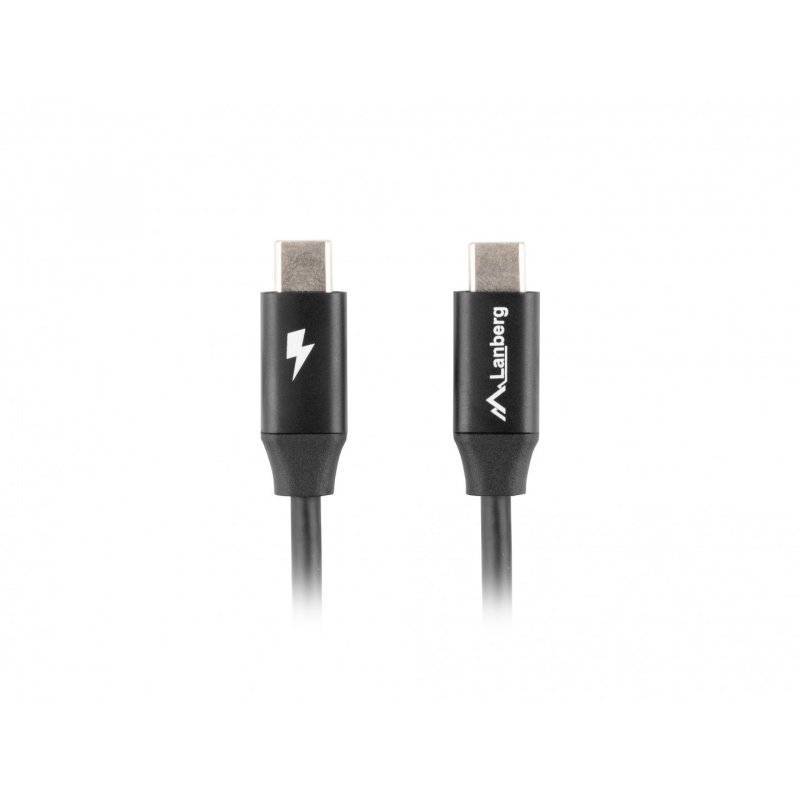 Lanberg CA-CMCM-40CU-0018-BK câble USB 1,8 m USB 2.0 USB C Noir