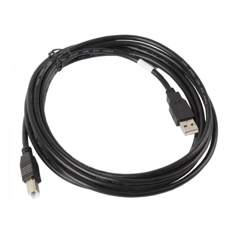 Lanberg CA-USBA-10CC-0030-BK USB cable 3 m USB 2.0 USB B Black