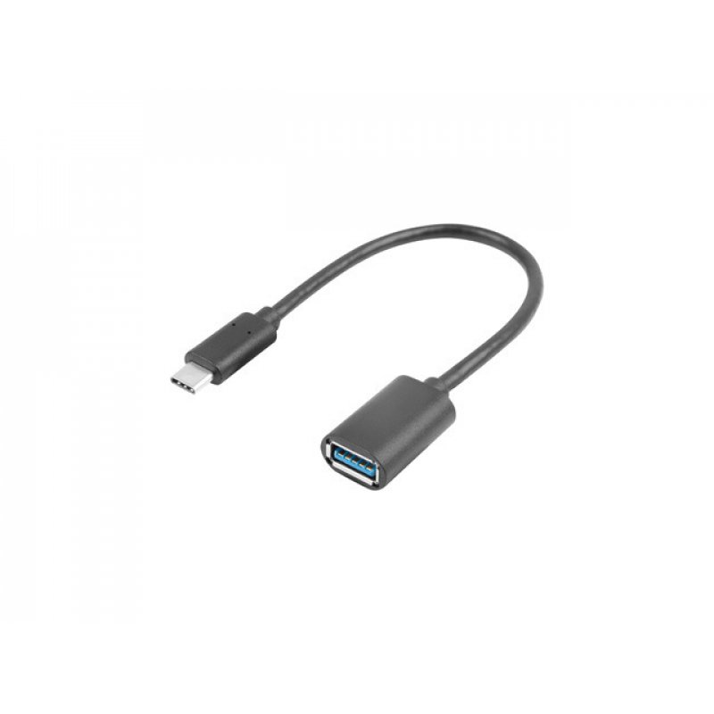 Lanberg AD-UC-UA-04 USB cable 0.15 m USB 3.2 Gen 1 (3.1 Gen 1) USB A USB C Black