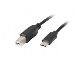 Lanberg CA-USBA-14CC-0018-BK USB cable 1.8 m USB 2.0 USB B USB C Black