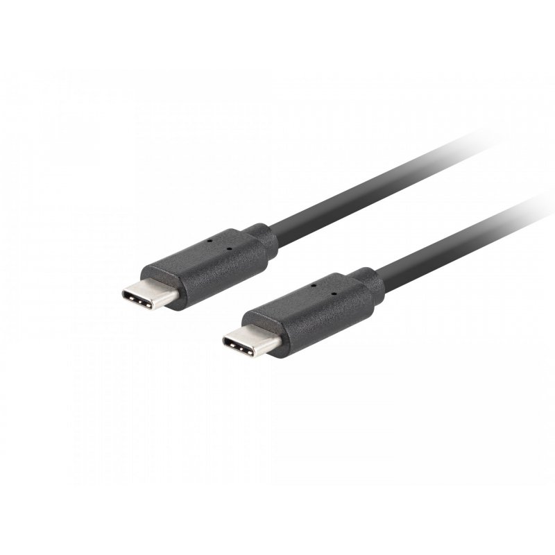 Lanberg CA-CMCM-32CU-0005-BK câble USB 0,5 m USB 3.2 Gen 2 (3.1 Gen 2) USB C Noir