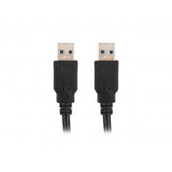 Lanberg CA-USBA-30CU-0018-BK USB cable 1.8 m USB 3.2 Gen 1 (3.1 Gen 1) Black