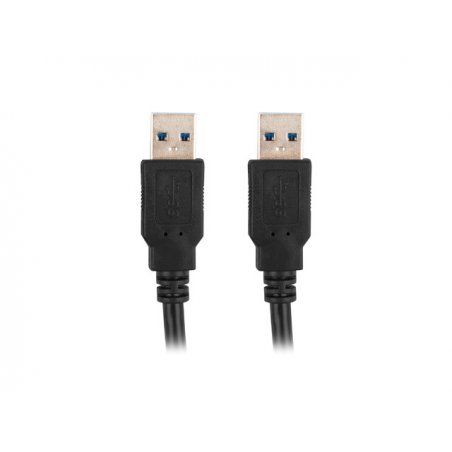 Lanberg CA-USBA-30CU-0018-BK câble USB 1,8 m USB 3.2 Gen 1 (3.1 Gen 1) Noir