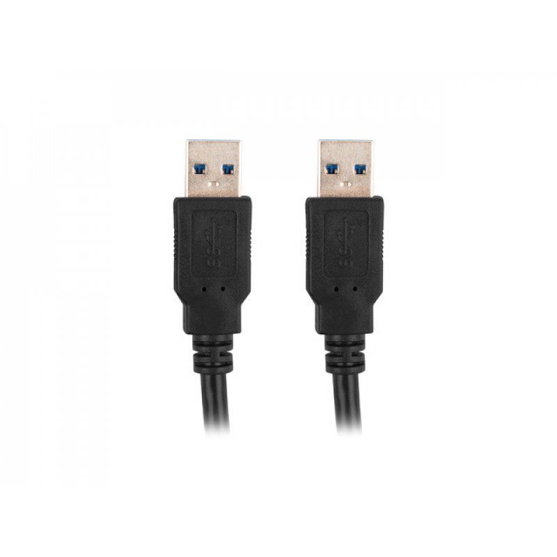 Lanberg CA-USBA-30CU-0010-BK câble USB 1 m USB 3.2 Gen 1 (3.1 Gen 1) Noir
