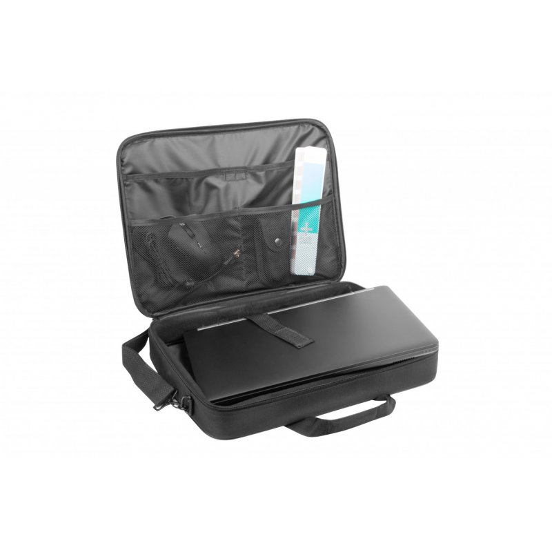 NATEC Doberman 39.6 cm (15.6") Briefcase Black