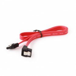 Gembird CC-SATAM-DATA90 câble SATA 0,5 m Noir, Rouge