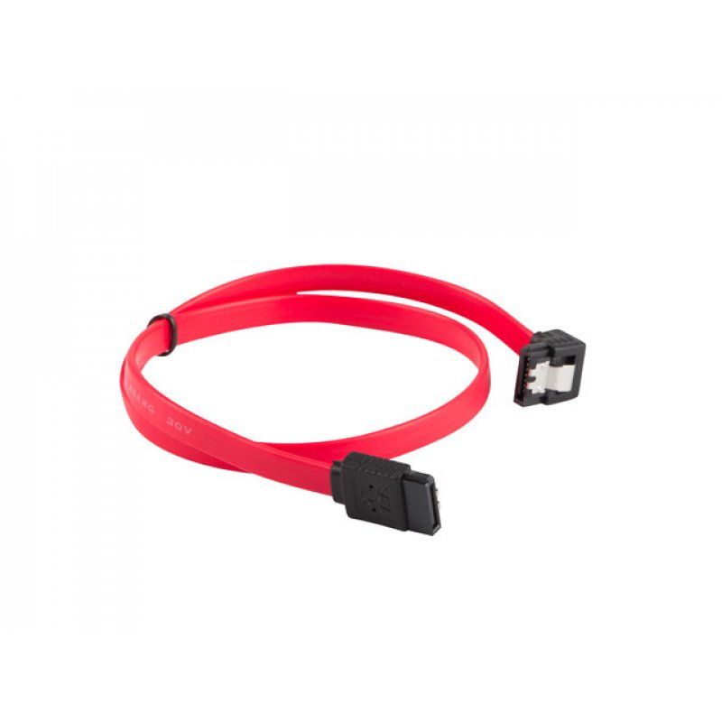 Lanberg CA-SASA-13CU-0050-R câble SATA 0,5 m SATA 7-pin Rouge