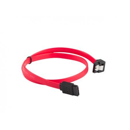 CABLE SATA III LANBERG 6GB/S HEMBRA HEMBRA ANGULO CLIP METAL 0.5M