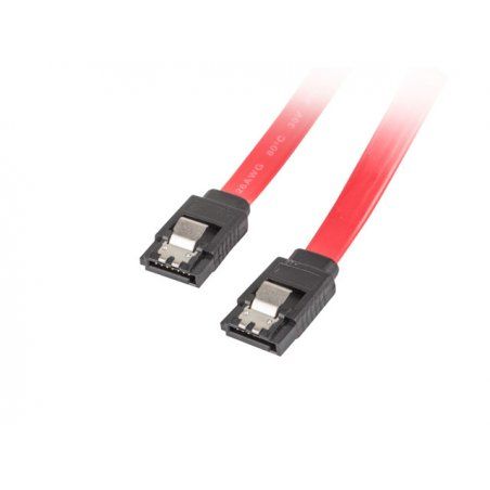 Lanberg CA-SASA-14CU-0050-R SATA cable 0.5 m SATA 7-pin Red