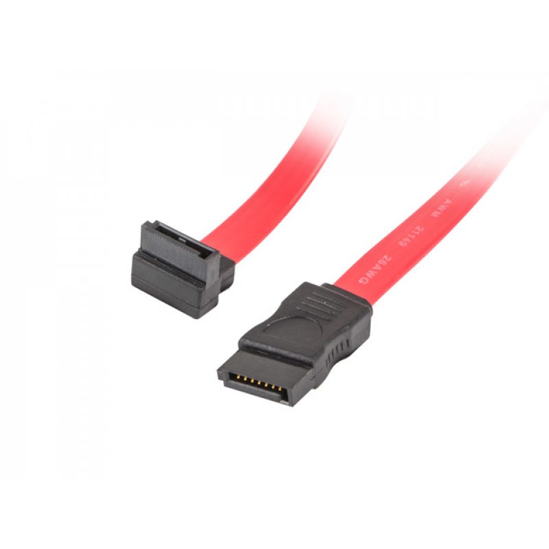 Lanberg CA-SASA-12CU-0050-R SATA cable 0.5 m SATA 7-pin Red