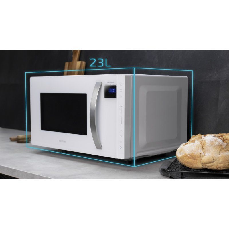 Cecotec GrandHeat 2300 Flatbed Touch Comptoir Micro-onde simple 23 L 800 W Blanc