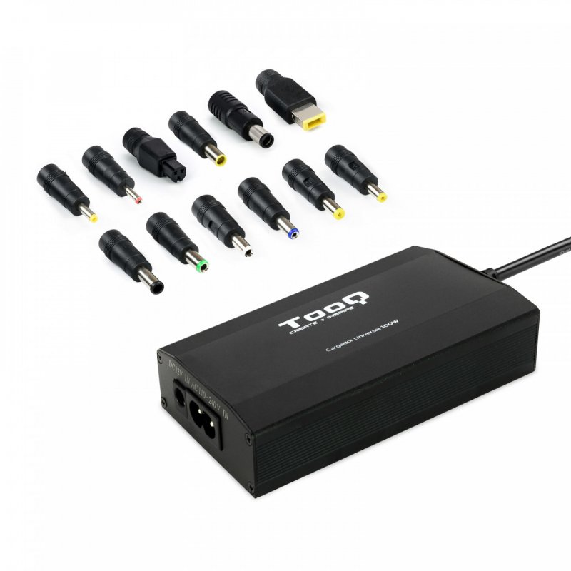 TooQ TQLC-100BS01M adaptateur de puissance & onduleur Auto/Indoor 100 W Noir