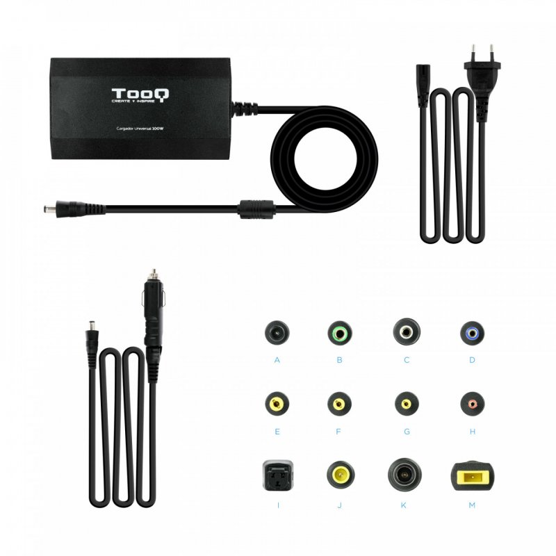 TooQ TQLC-100BS01M adaptateur de puissance & onduleur Auto/Indoor 100 W Noir