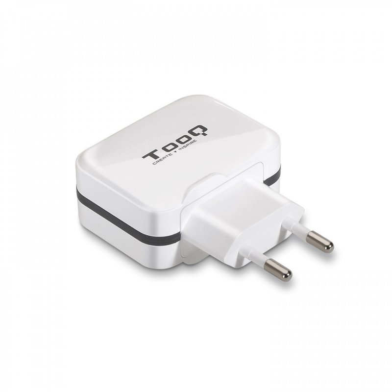 CARGADOR PARED USB TOOQ TQWC-11S02WT 2xUSB 3.4 BLANCO