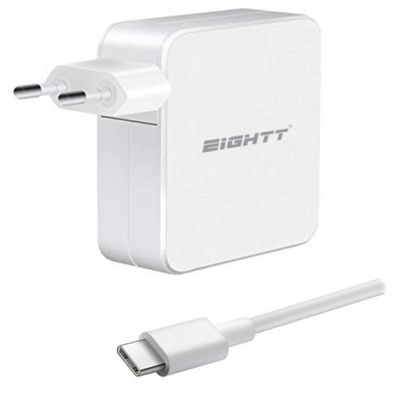 Eightt EC65 chargeur d'appareils mobiles Universel Blanc Secteur Charge rapide Intérieure
