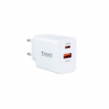 TooQ TQWC-2SC04WT chargeur d'appareils mobiles Universel Blanc Secteur Charge rapide Intérieure