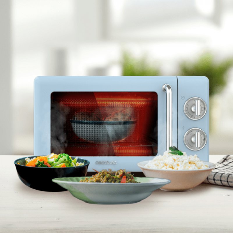 Cecotec ProClean 3110 Retro Countertop Grill microwave 20 L 700 W Blue