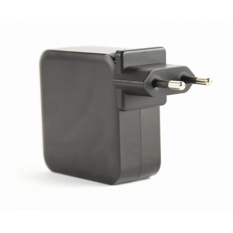CARGADOR UNIVERSAL PARA PORTATIL GENBIRD 60W NEGRO