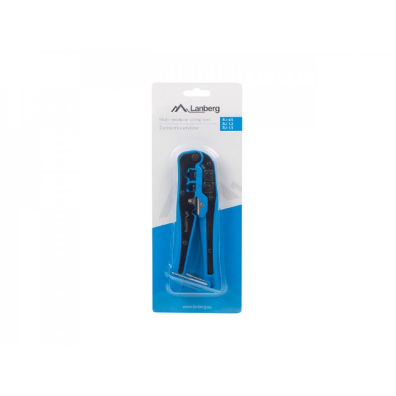 Lanberg NT-0202 cable crimper Crimping tool Black, Blue