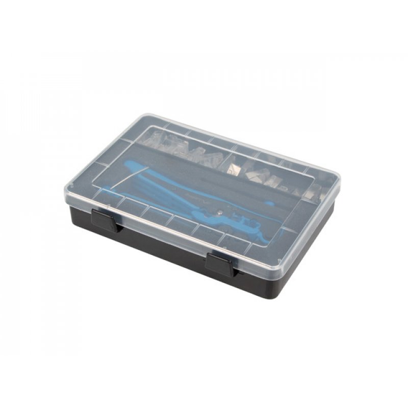 KIT LANBERG NETWORK CON CRIMPADORA Y STRIPPING, CONECTORES RJ45