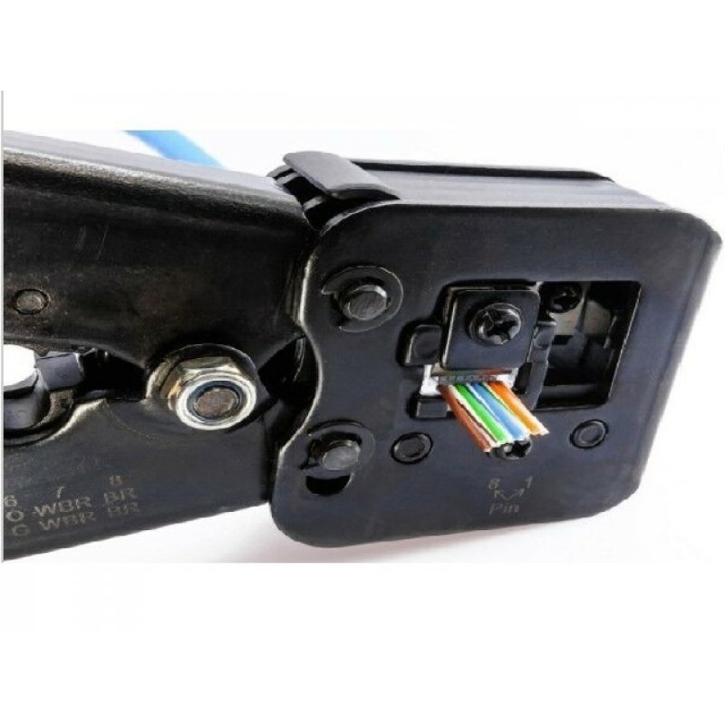 CRIMPADORA LANBERG PASS THROUGH RJ45/RJ11/RJ12