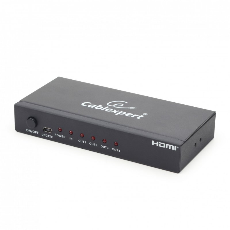 Gembird DSP-4PH4-02 répartiteur vidéo HDMI 4x HDMI