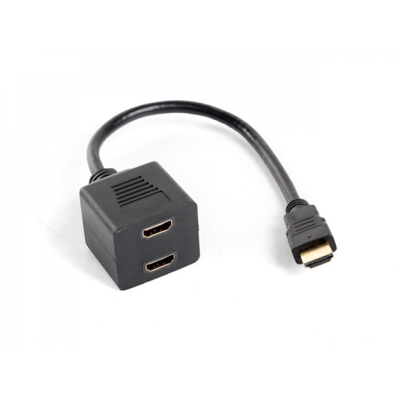 Lanberg AD-0019-BK répartiteur vidéo HDMI 2x HDMI