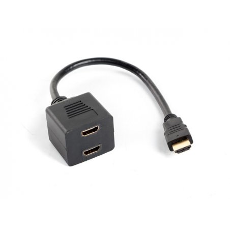 Lanberg AD-0019-BK répartiteur vidéo HDMI 2x HDMI