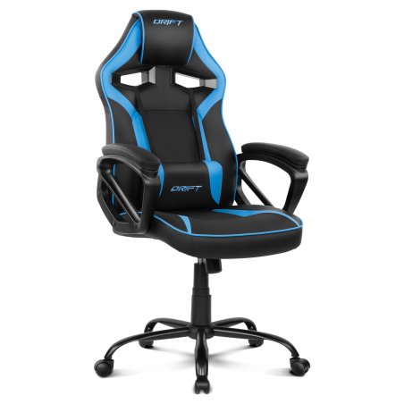 DRIFT DR50 Siège de jeu sur PC Siège capitonné Noir, Bleu