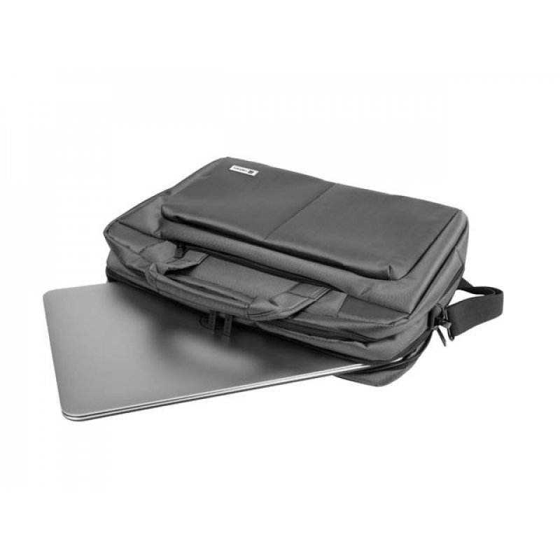 NATEC Gazelle 39.6 cm (15.6") Briefcase Grey