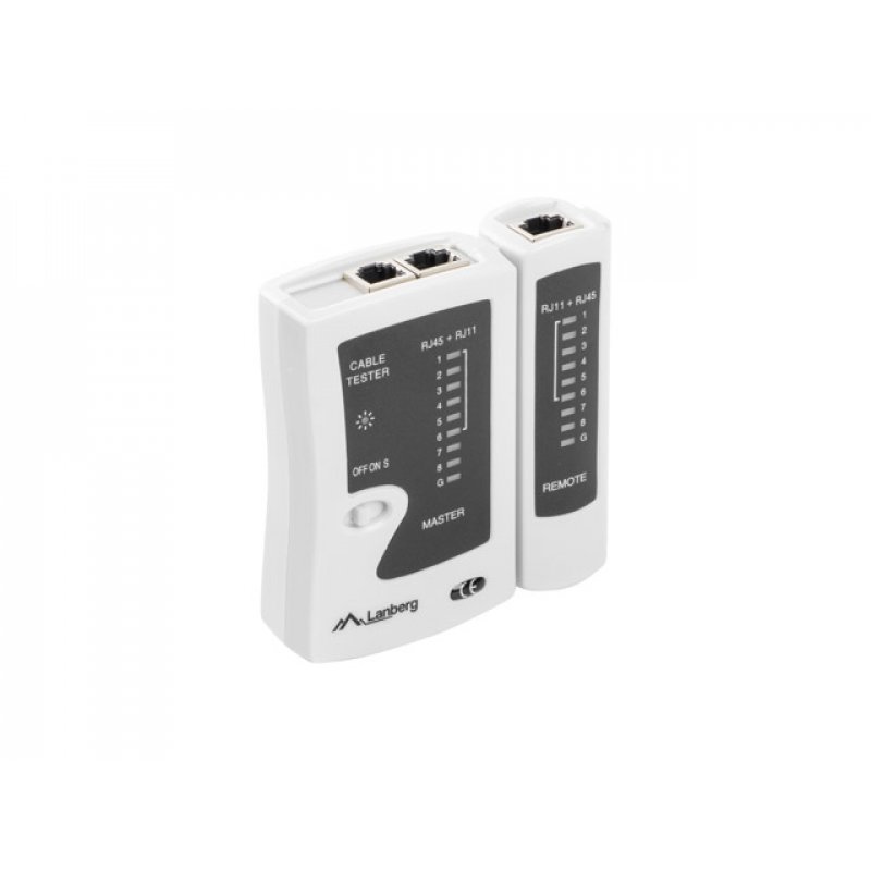 Lanberg KIT DE HERRAMIENTAS PARA REDES NT-0301 - TESTER - PELACABLES - CRIMPADORA - HERRAMIENTA DE I