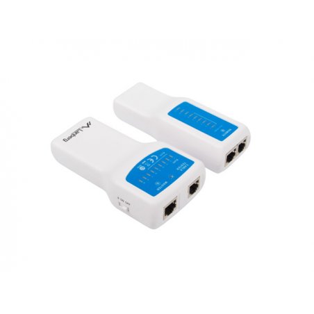 Lanberg NT-0402 testeur de câble réseau Testeur PoE Bleu, Blanc