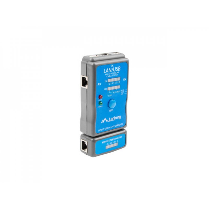 NETWORK TESTER LANBERG RJ45/RJ11/USB