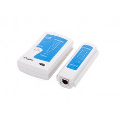 Lanberg NT-0401 testeur de câble réseau Testeur de câble UTP/STP Bleu, Blanc