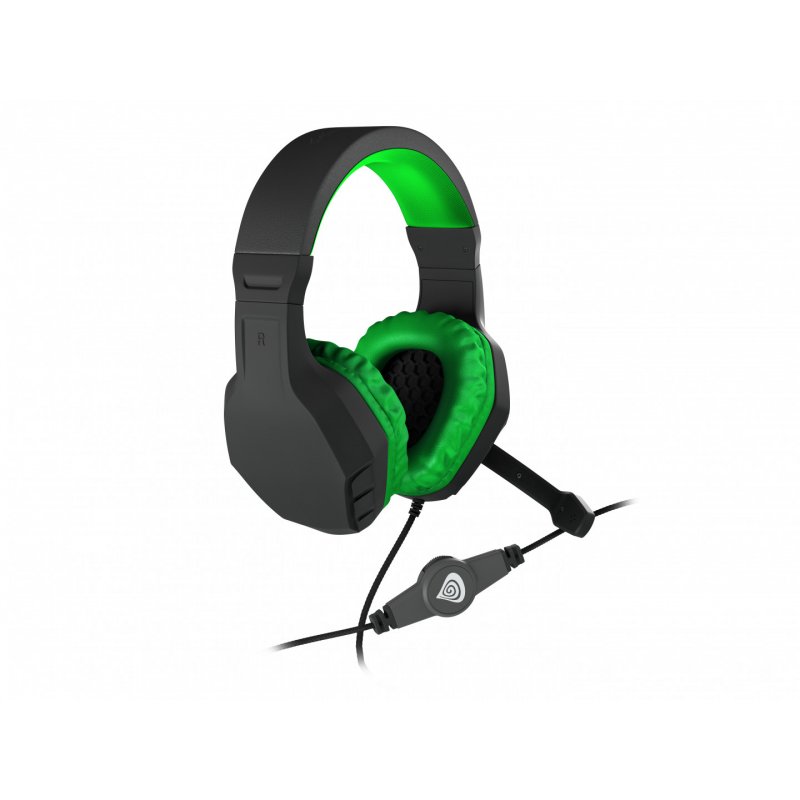GENESIS Argon 200 Headset Wired Head-band Gaming Black, Green
