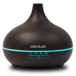Cecotec Pure Aroma 300 humidificateur Ultrasonic 0,3 L Noir, Bois 10 W