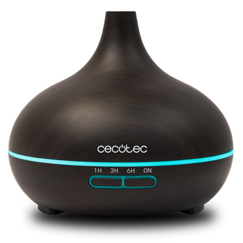 Cecotec Pure Aroma 300 humidificateur Ultrasonic 0,3 L Noir, Bois 10 W