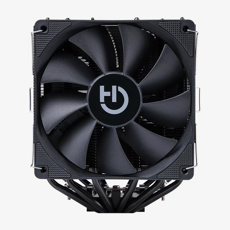 Hiditec C20 PRO Processor Air cooler 12 cm Black