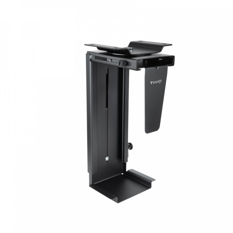 TooQ Metal Desk/Wall CPU Holder, Black