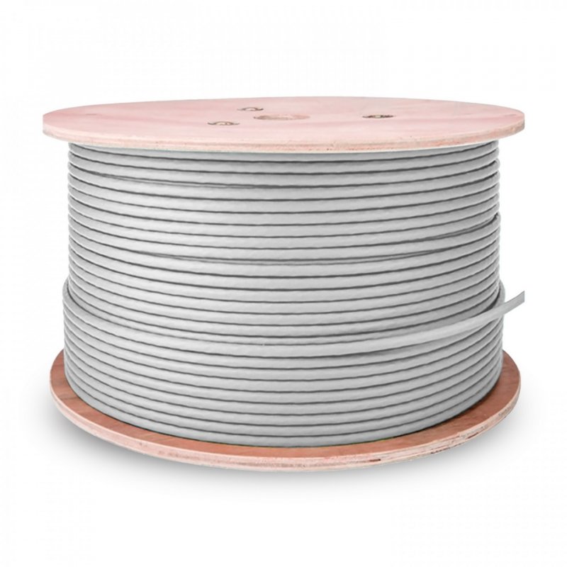 BOBINA CABLE RED AISENS RJ45 CAT.6 UTP RIGIDO CCA 305M GRIS