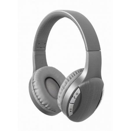 Gembird BTHS-01-SV headphones/headset Wired & Wireless Head-band Calls/Music Micro-USB Bluetooth Silver