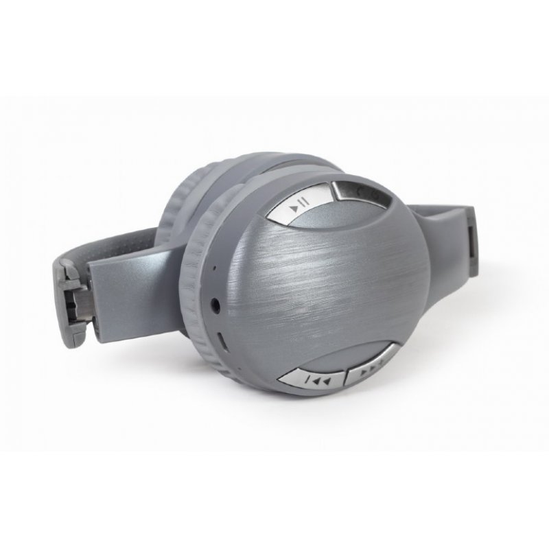 Gembird BTHS-01-SV écouteur/casque Avec fil &sans fil Arceau Appels/Musique Micro-USB Bluetooth Argent