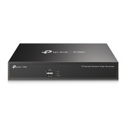 TP-LINK (VIGI NVR1008H) 8-Channel NVR, No HDD (Max 10TB), 4-Channel Simultaneous Playback, Remote Monitoring, H.265 ,