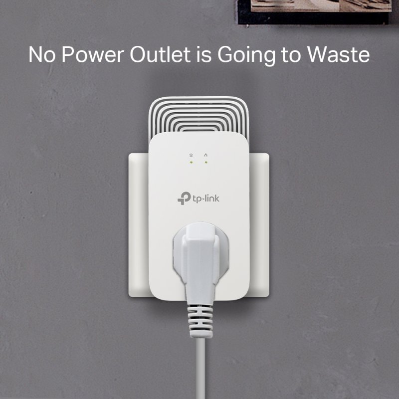 TP-LINK (PG2400P KIT) Wired 1428Mbps G.hn2400 Powerline Adapter Kit, AC Pass Through, 2-Port, Power Saving Mode